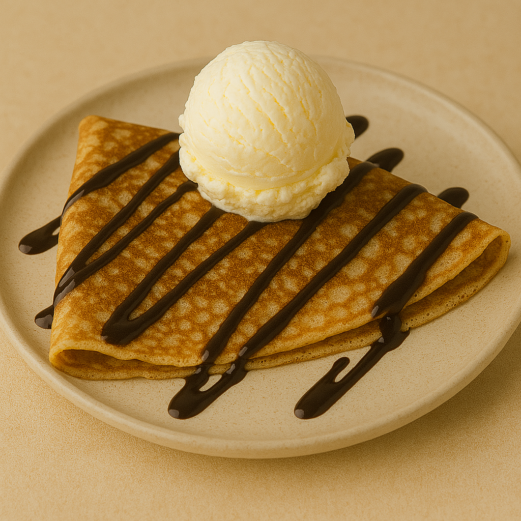 Crep with icecream